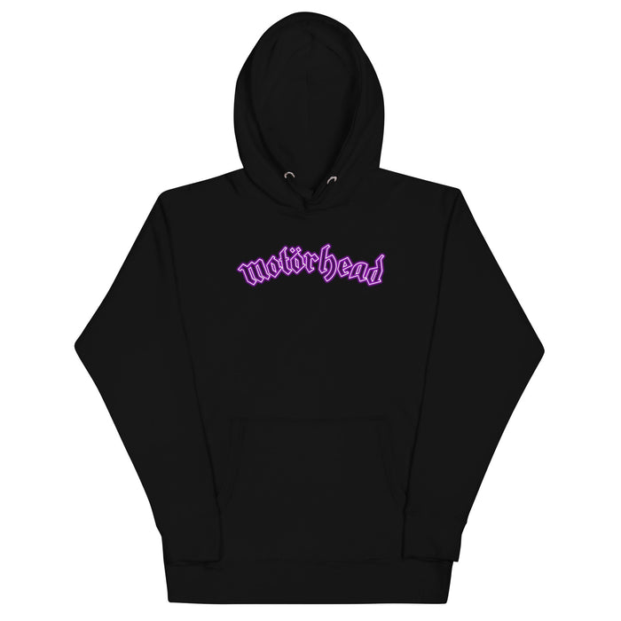 Motorhead - Neon Pink Moon Hoodie - Black