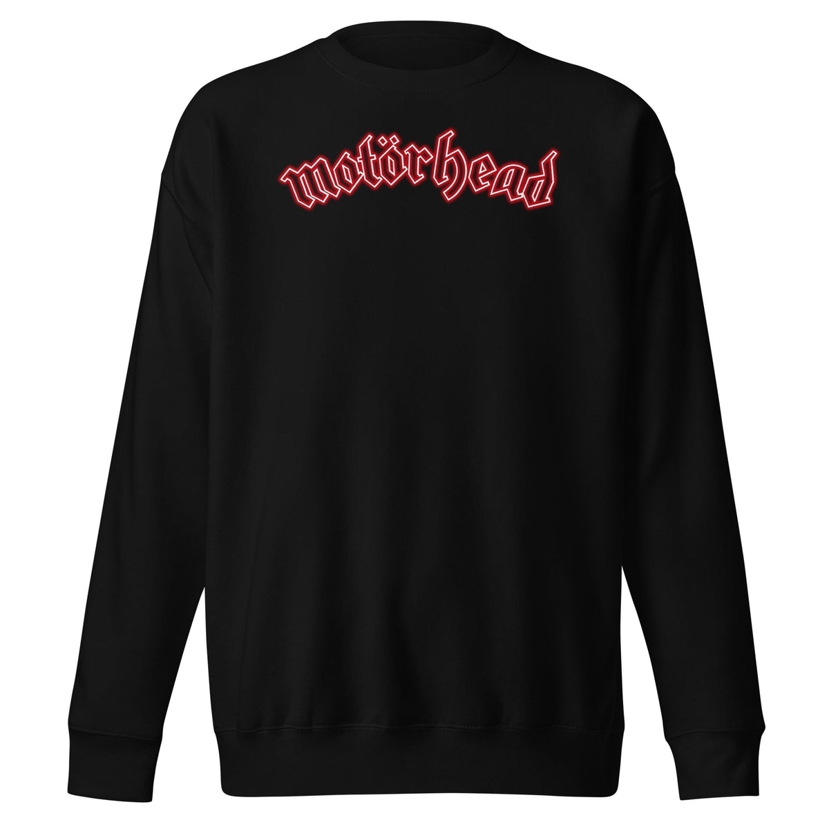 Motorhead - Neon Red Ace Sweatshirt - Black