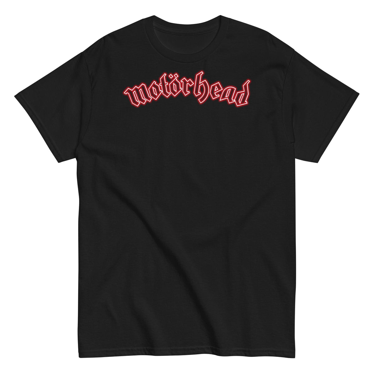 Motorhead - Neon Red Ace T-Shirt - Black