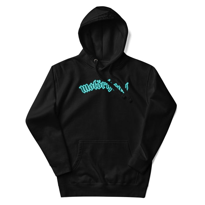 MerchMoment - Motorhead - Neon Teal Moon Hoodie -