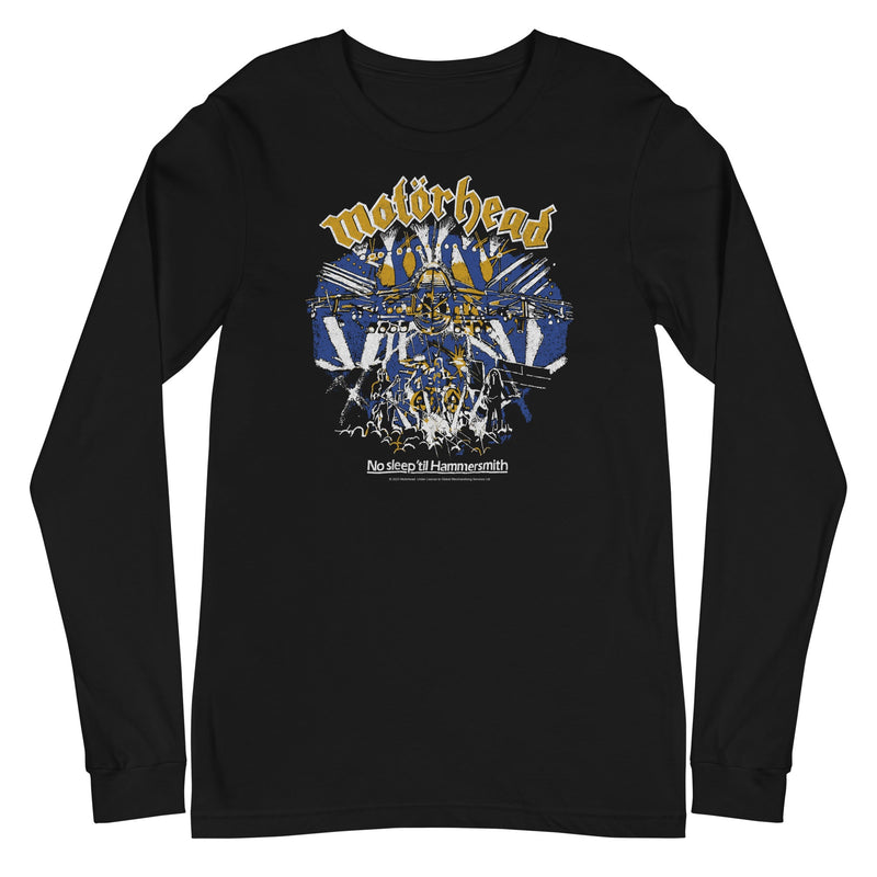 Motorhead - No Sleep 'til Hammersmith Long Sleeve T-Shirt - Black