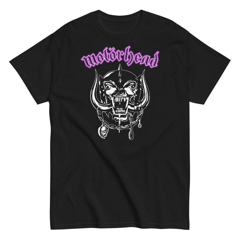 Motorhead - Pink Logo T-Shirt - Black