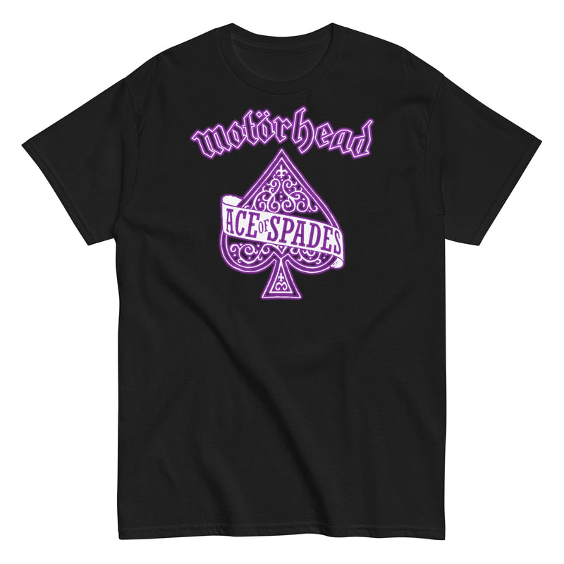 Motorhead - Purple Ace T-Shirt - Black