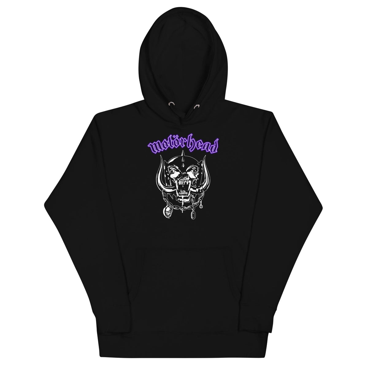 Motorhead - Purple Logo Hoodie - Black