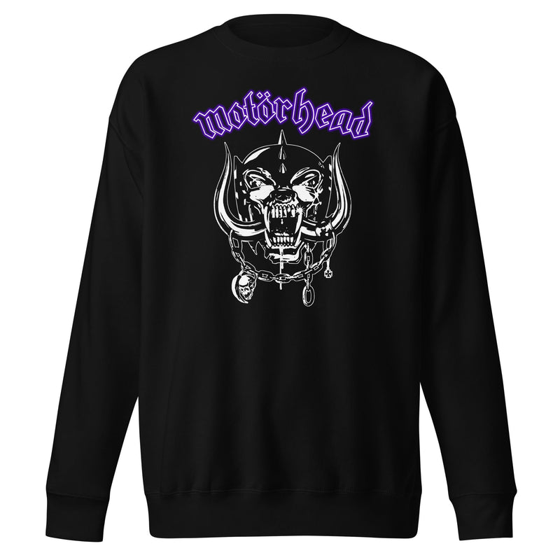 Motorhead - Purple Logo Sweatshirt - Black