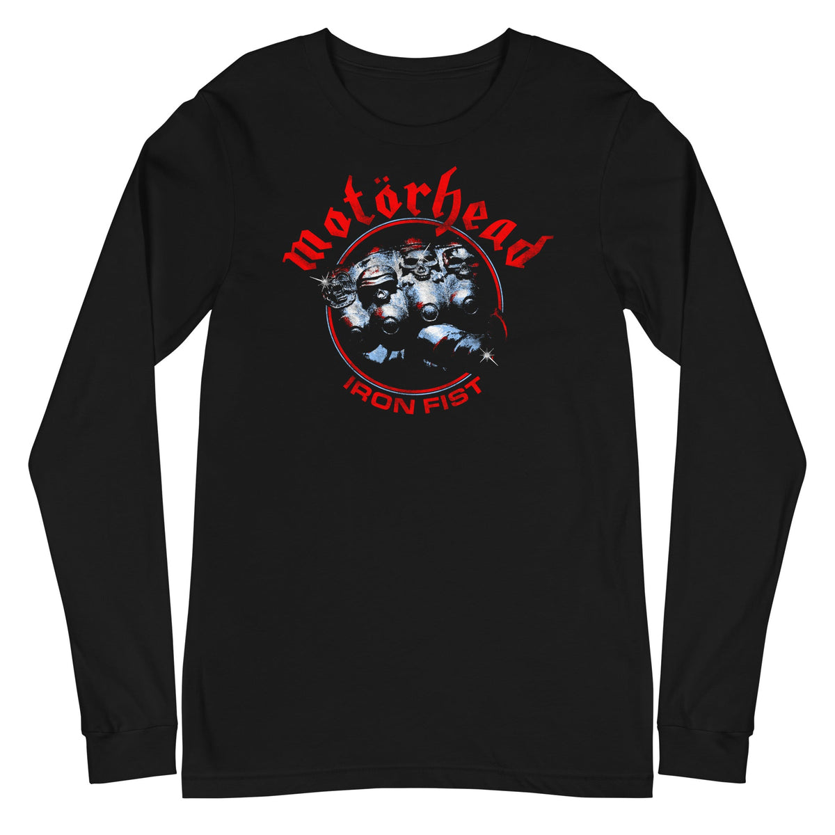 Motorhead - Red Fist Long Sleeve T-Shirt - Black