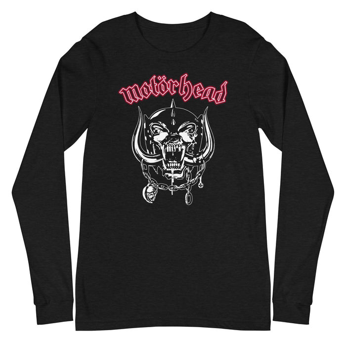 MerchMoment - Motorhead - Red Logo Long Sleeve T-Shirt -