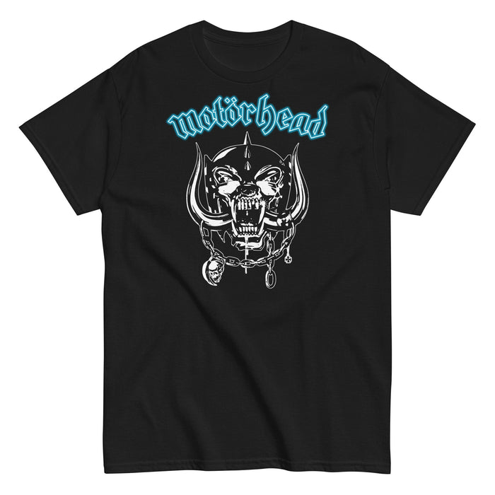 Motorhead - Teal Logo T-Shirt - Black