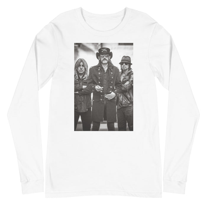 Motorhead - With the Band Long Sleeve T-Shirt - White