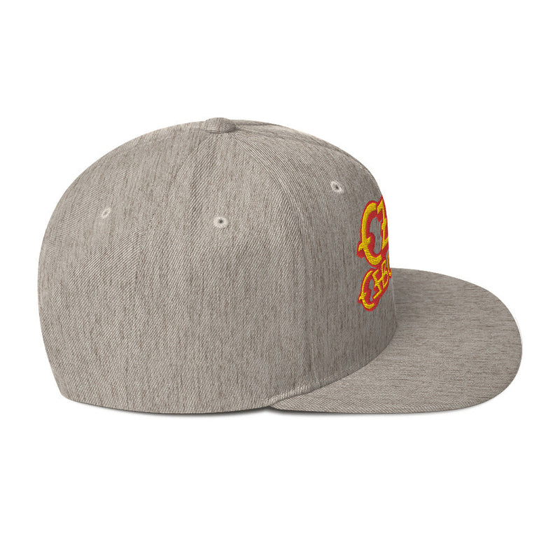 MerchMoment - Ozzy Osborne Grey Embroidered Snapback Hat -