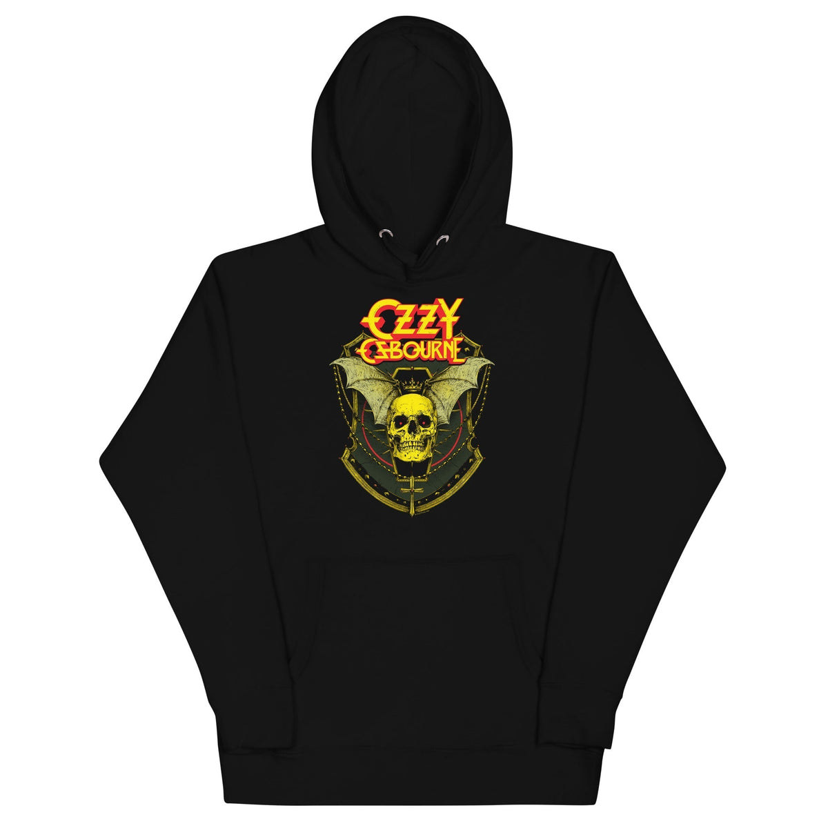 Ozzy Osbourne - Bat Skull Hoodie - Black