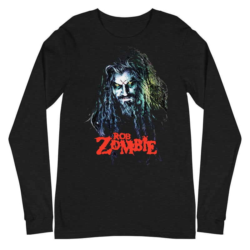 Rob Zombie - Classic Logo Long Sleeve T-Shirt - Black