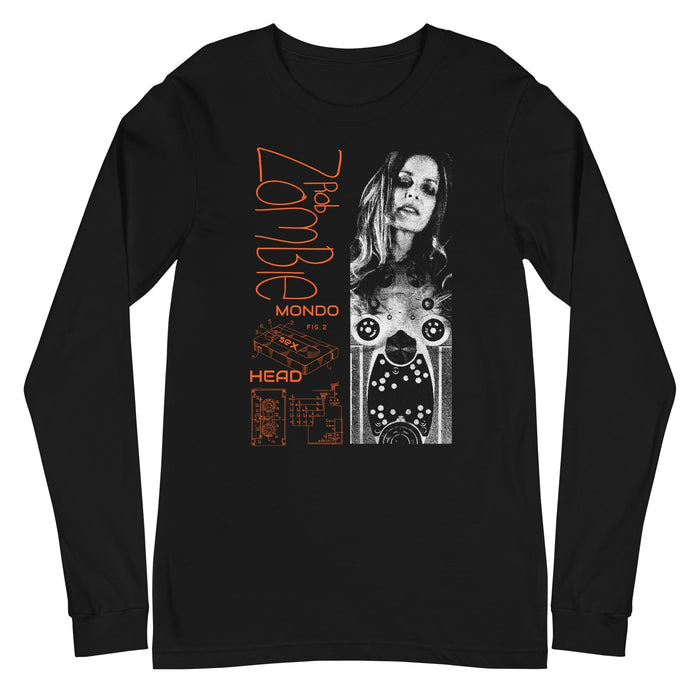 Rob Zombie - Mondo Head Long Sleeve T-Shirt - Black