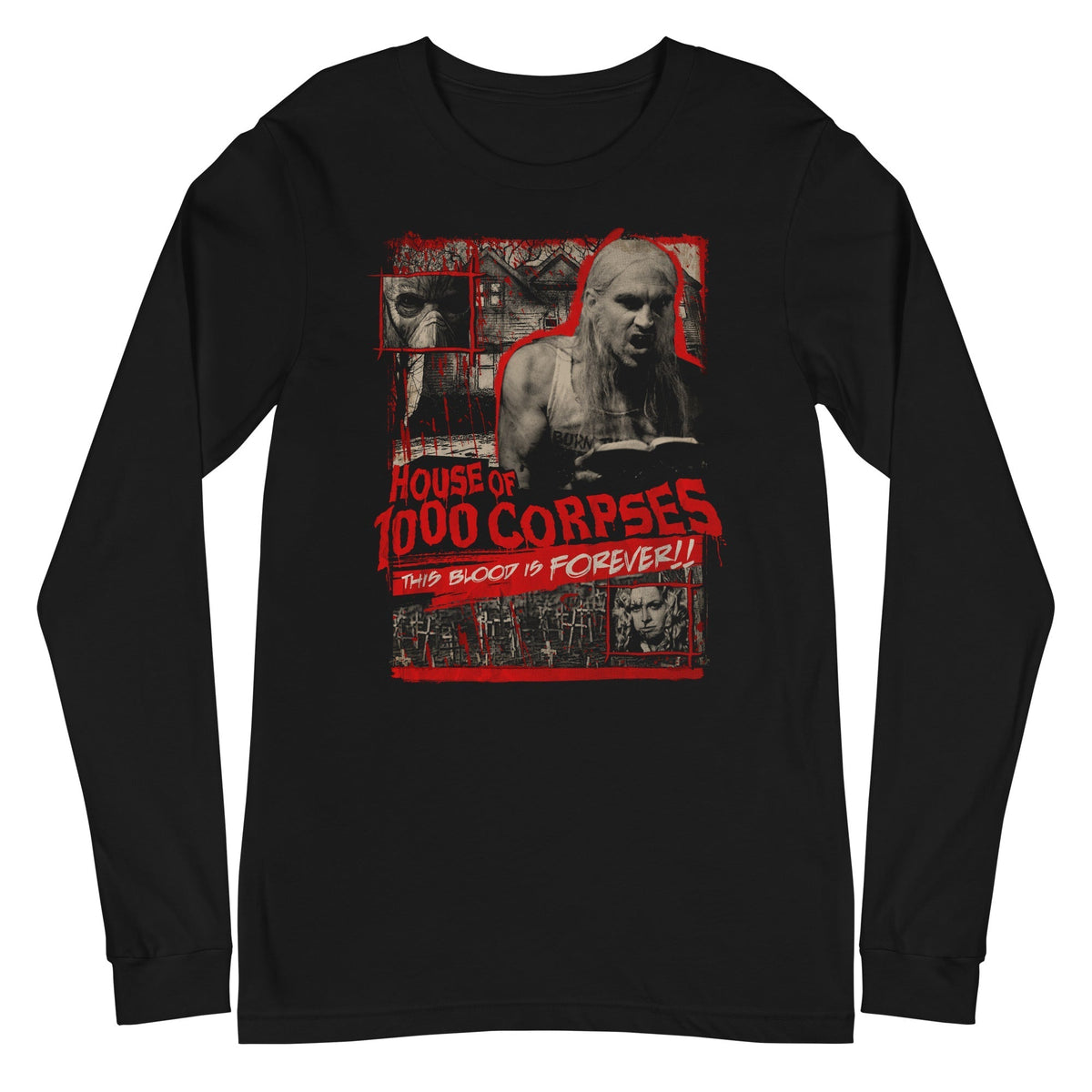 Rob Zombie - More Corpses Long Sleeve T-Shirt - Black