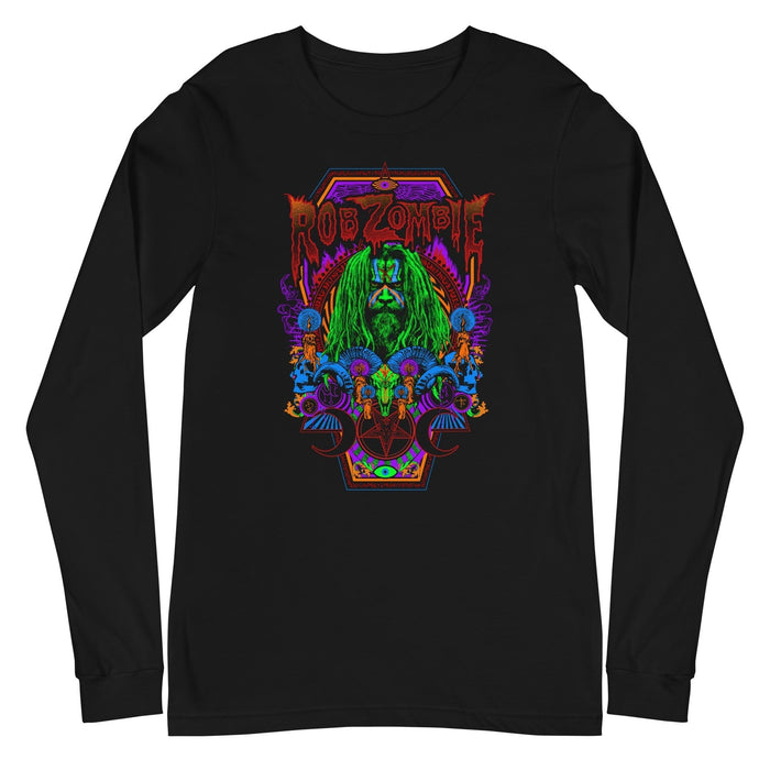 MerchMoment - Rob Zombie - Psychedelic Long Sleeve T-Shirt -