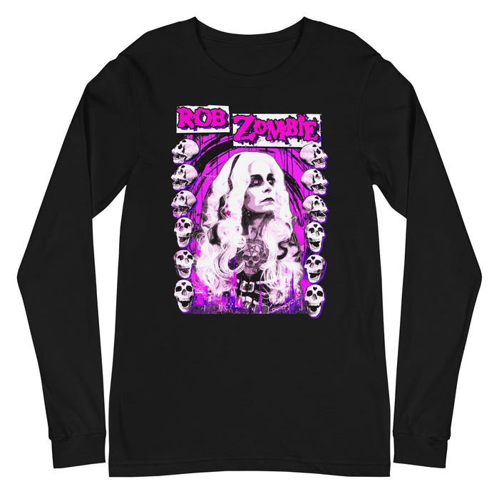 Rob Zombie - Rob Skulls Long Sleeve T-Shirt - Black