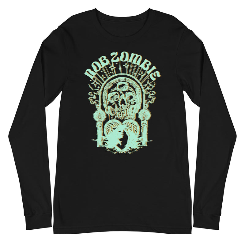 Rob Zombie - Shrooms Rob Long Sleeve T-Shirt - Black