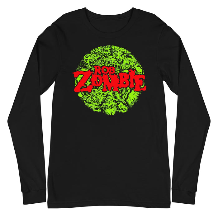 Rob Zombie - Slime Logo Long Sleeve T-Shirt - Black