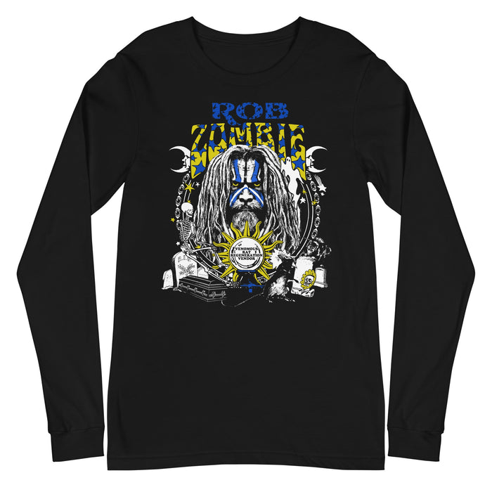 Rob Zombie - Venemous Rat Long Sleeve T-Shirt - Black