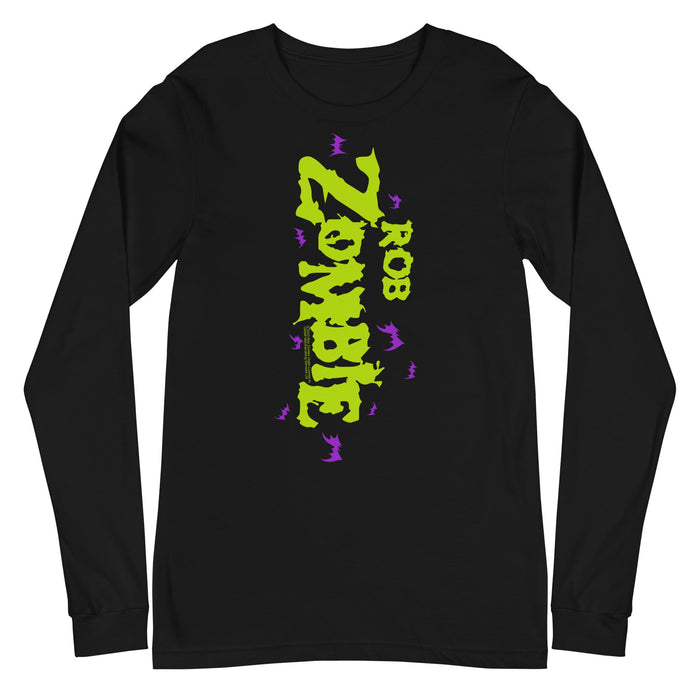 Rob Zombie - Vertical Logo Long Sleeve T-Shirt - Black