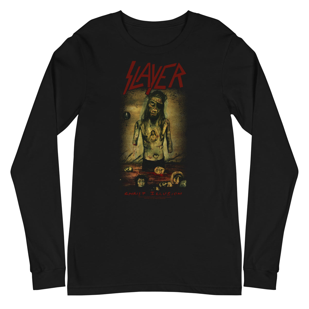 Slayer - Christ Illusion Long Sleeve T-Shirt - Black