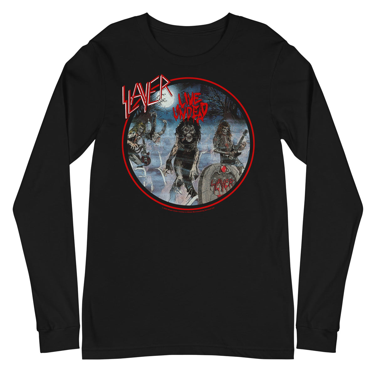 MerchMoment - Slayer - Death Rock Long Sleeve T-Shirt -