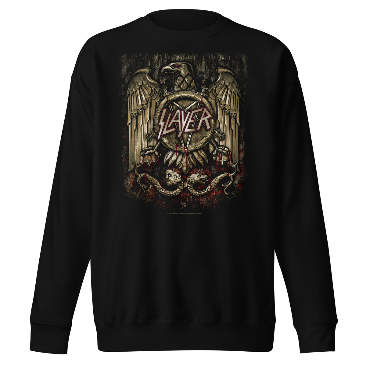 Slayer - Eagle Statue Sweatshirt - Black