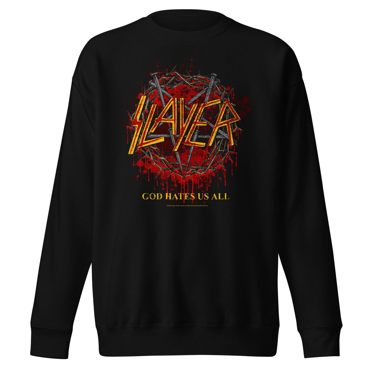 Slayer - God Hates Us All Sweatshirt - Black