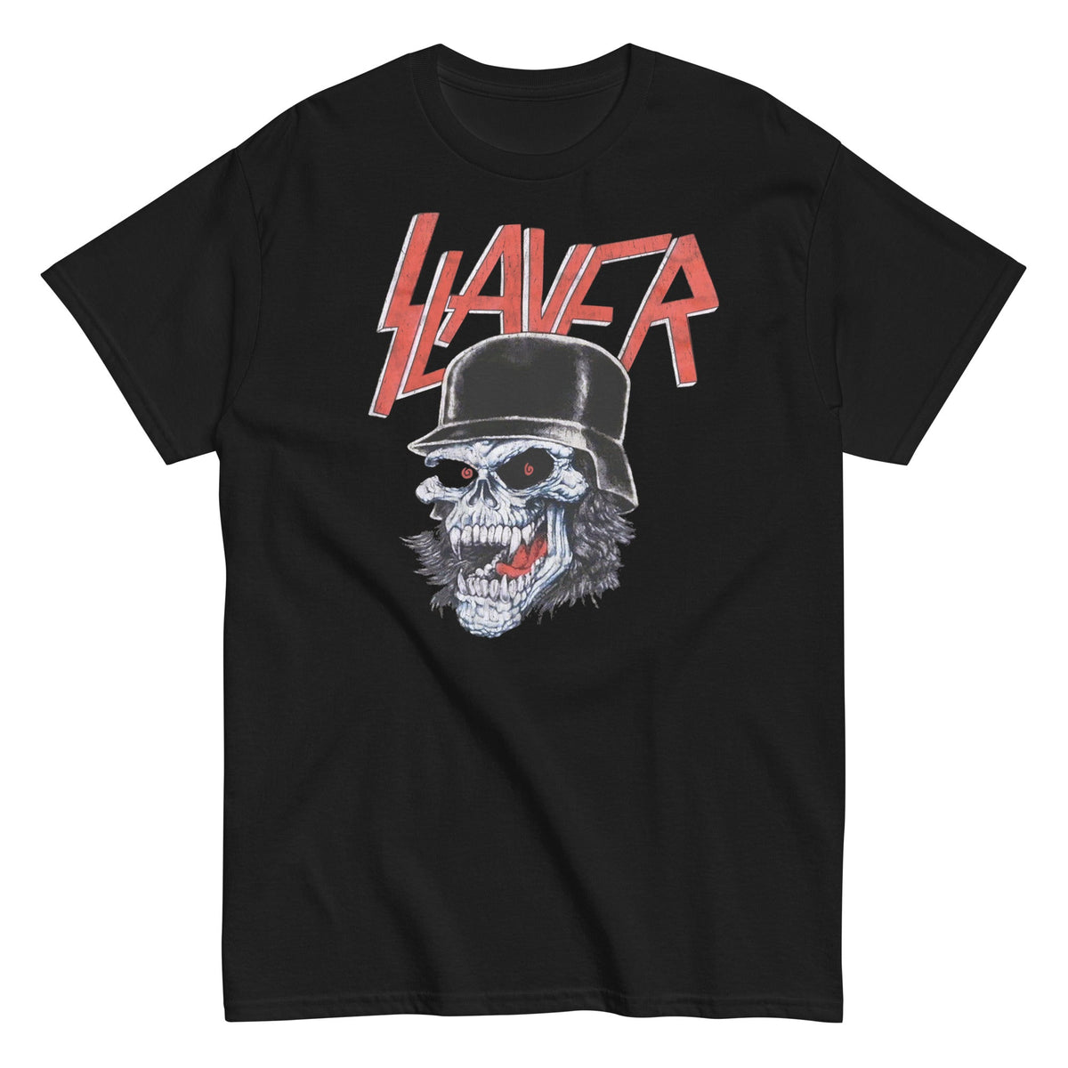 Slayer - Helmet Skull T-Shirt - Black