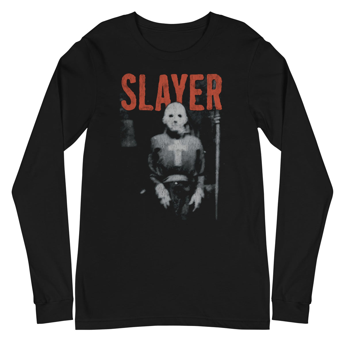 Slayer - Hockey Cross Long Sleeve T-Shirt - Black