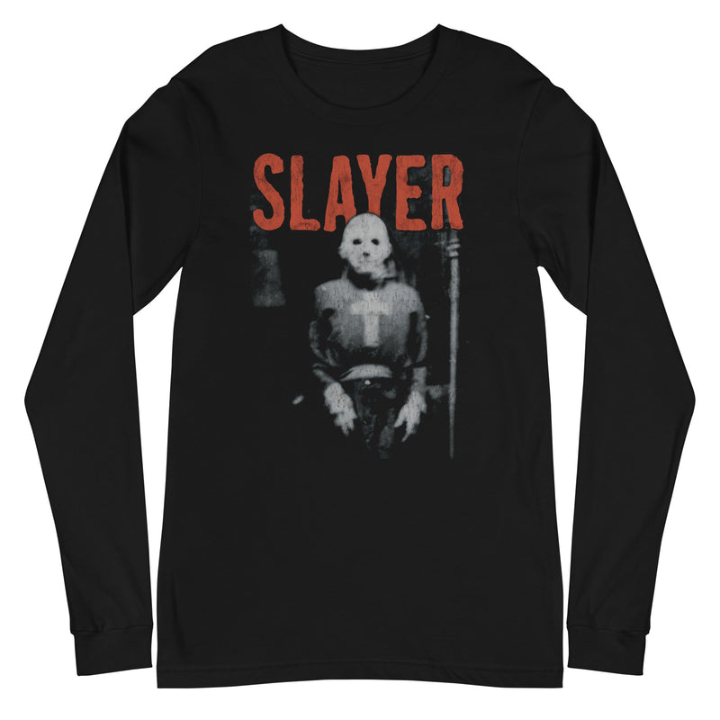 Slayer - Hockey Cross Long Sleeve T-Shirt - Black