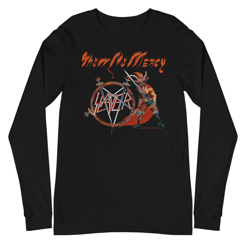 Slayer - Mercy Sword Long Sleeve T-Shirt - Black