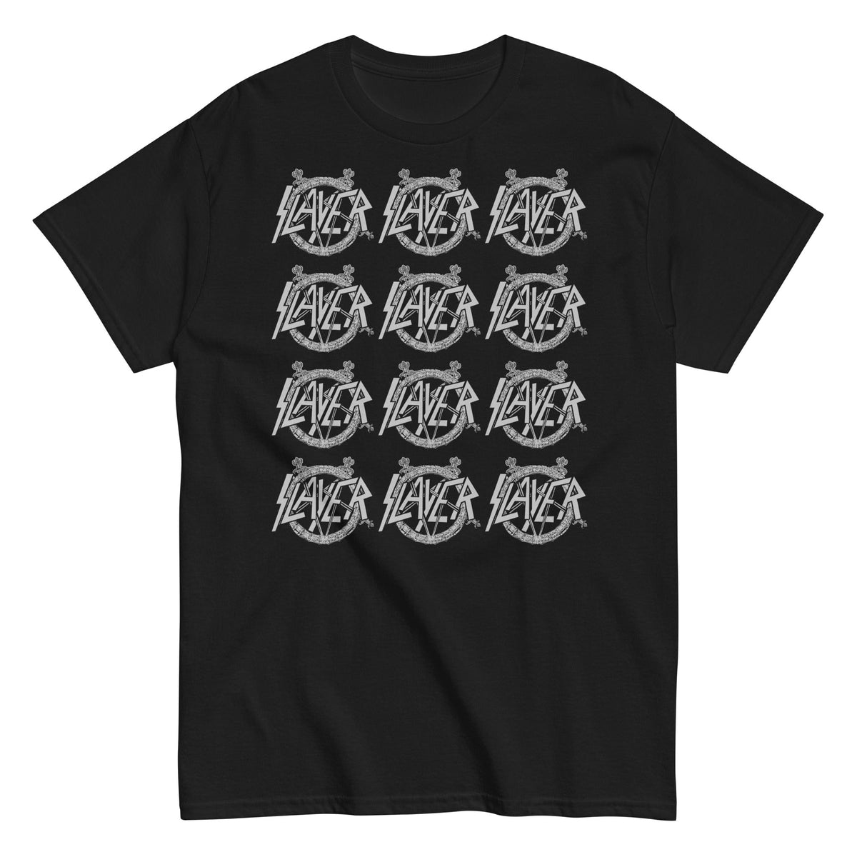 Slayer - Repeat Logo T-Shirt - Black