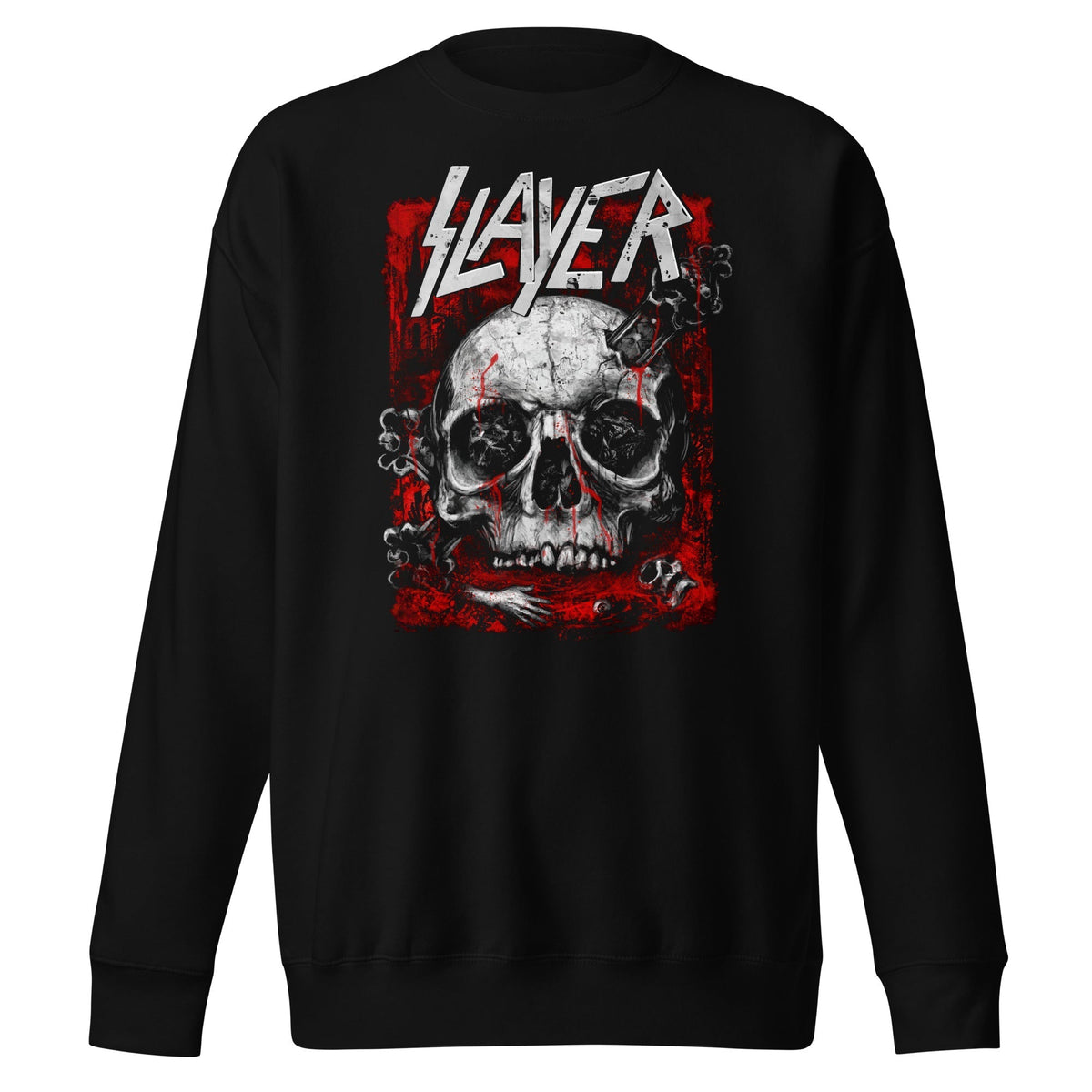 MerchMoment - Slayer - Skull Logo Sweatshirt -