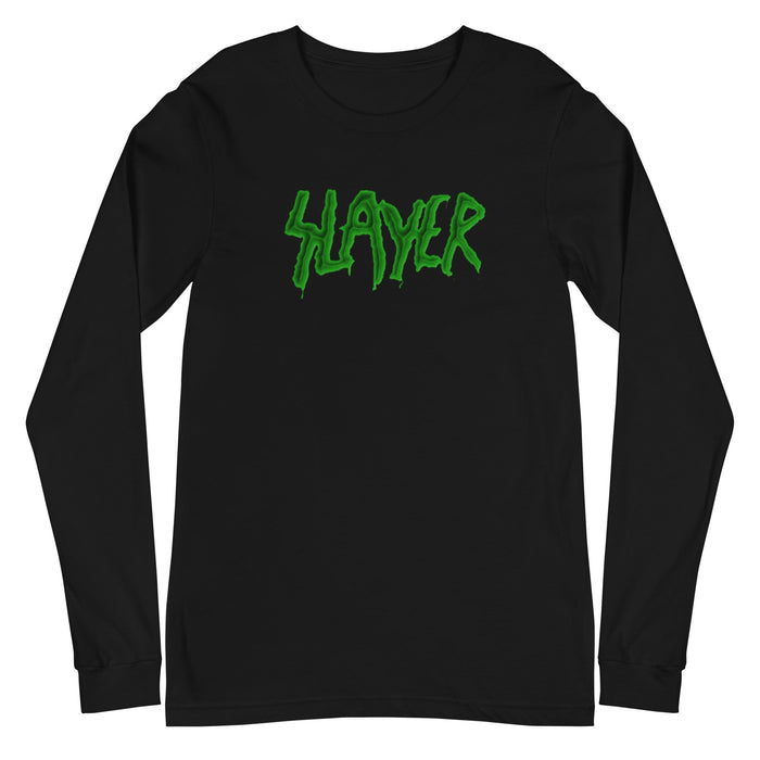 Slayer - Slime Logo Long Sleeve T-Shirt - Black