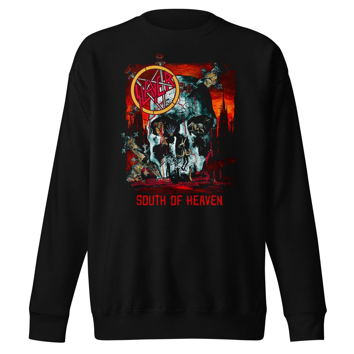 Slayer - South Skull Sweatshirt - Black