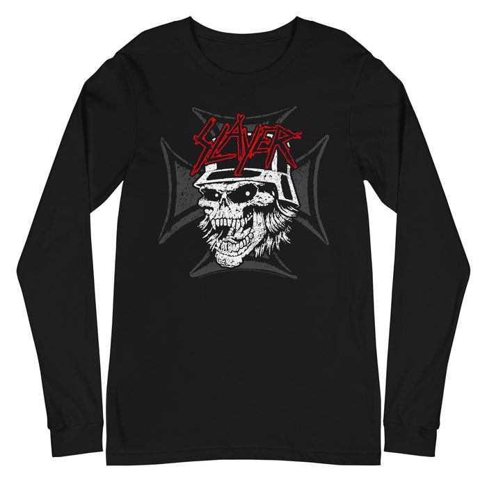 Slayer - Sticks and Skulls Long Sleeve T-Shirt - Black