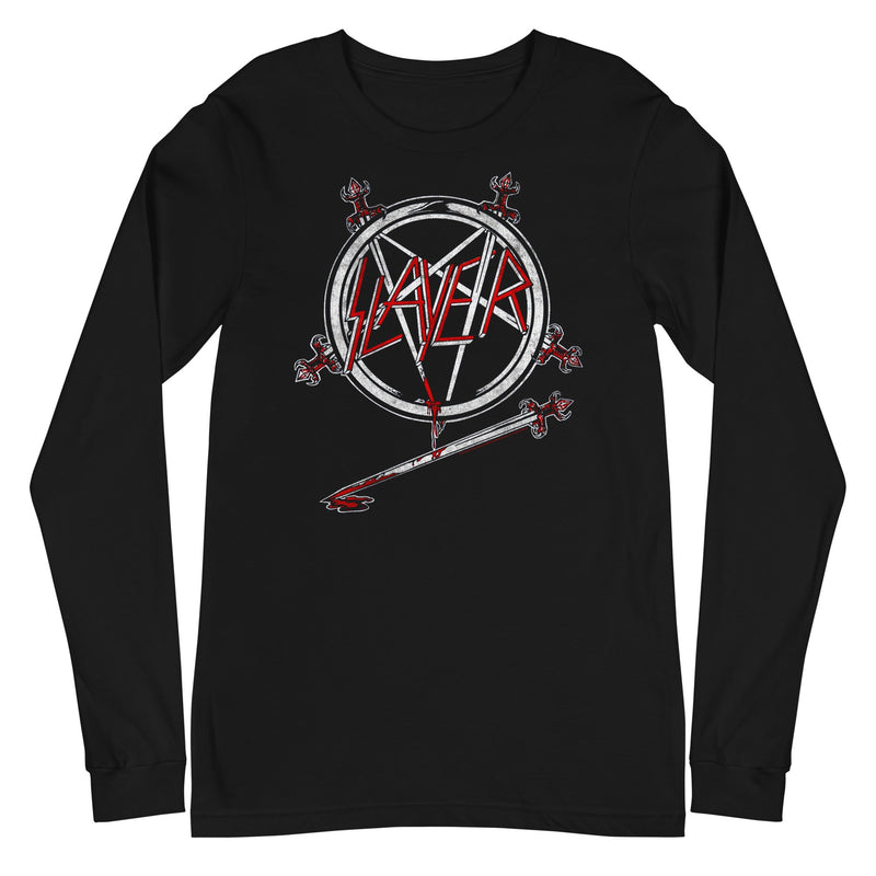 MerchMoment - Slayer - Sword Logo Long Sleeve T-Shirt -