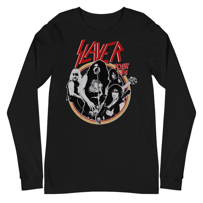 Slayer - Tour '84 Long Sleeve T-Shirt - Black