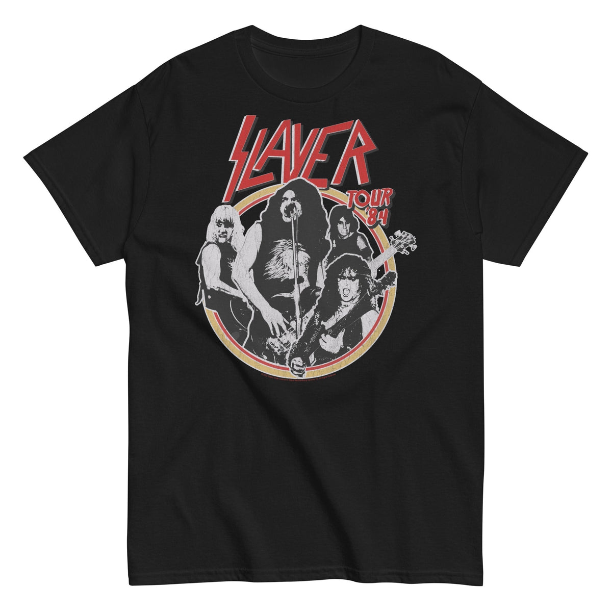 Slayer - Tour '84 T-Shirt - Black