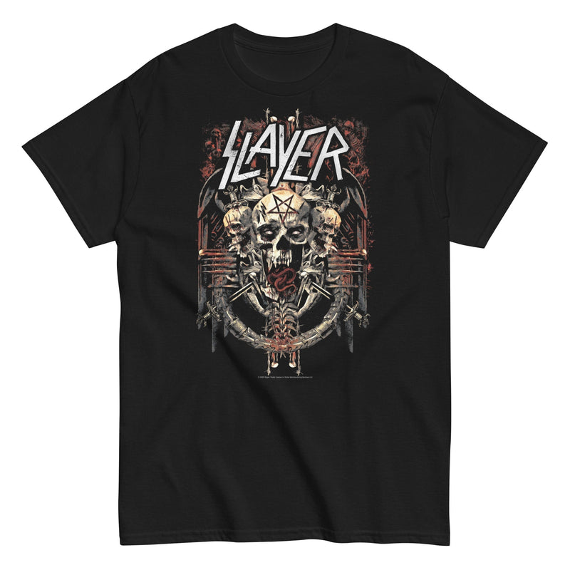 Slayer - Triple Skull T-Shirt - Black