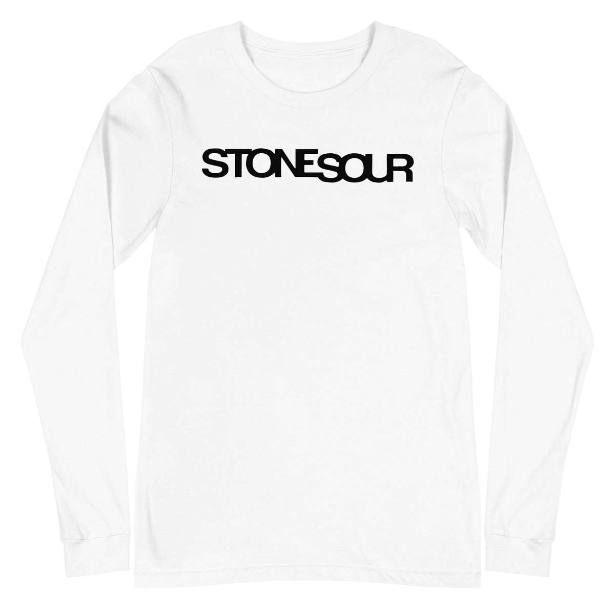 Stone Temple Pilots - Black StoneSour Long Sleeve T-Shirt - White