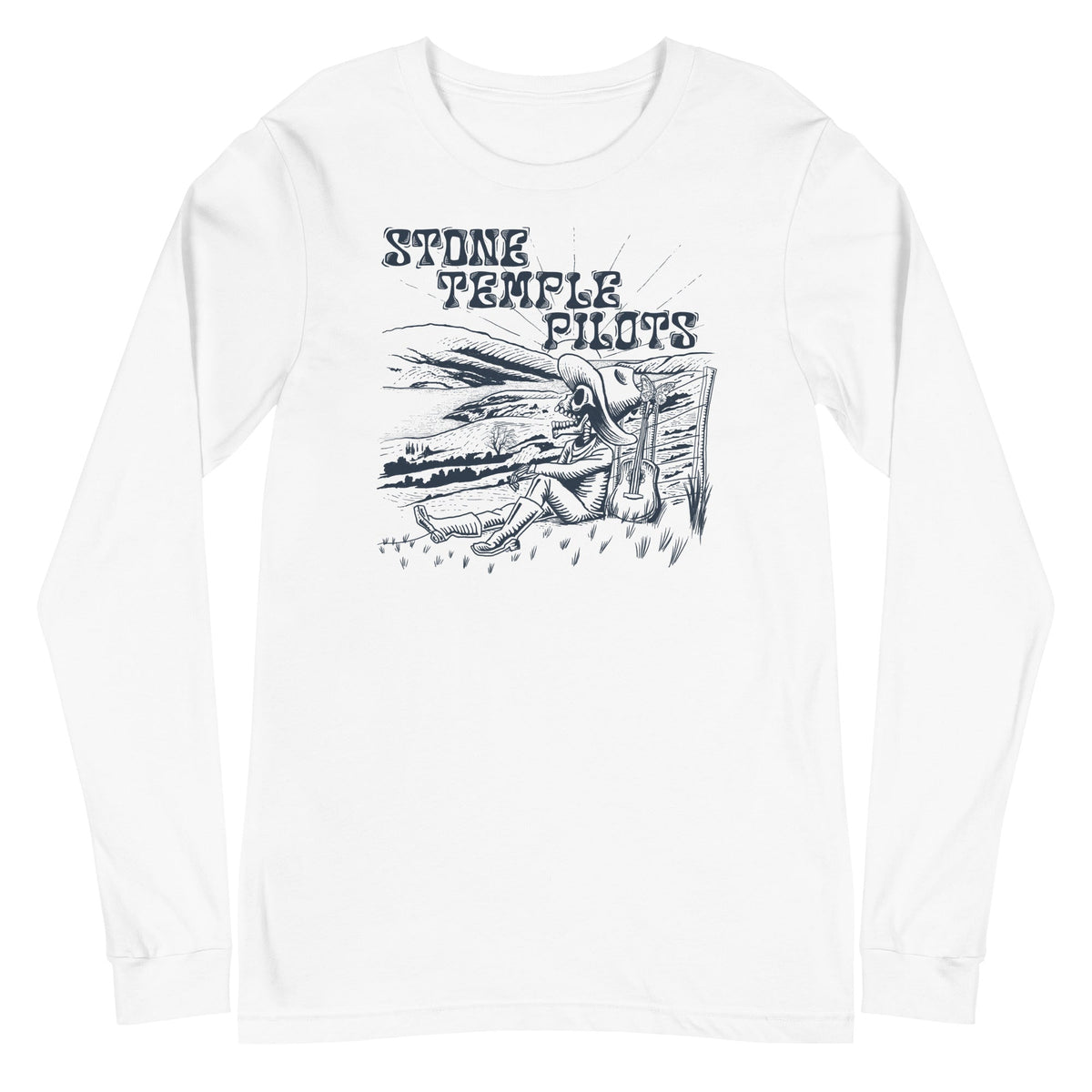 Stone Temple Pilots - Out West Long Sleeve T-Shirt - White