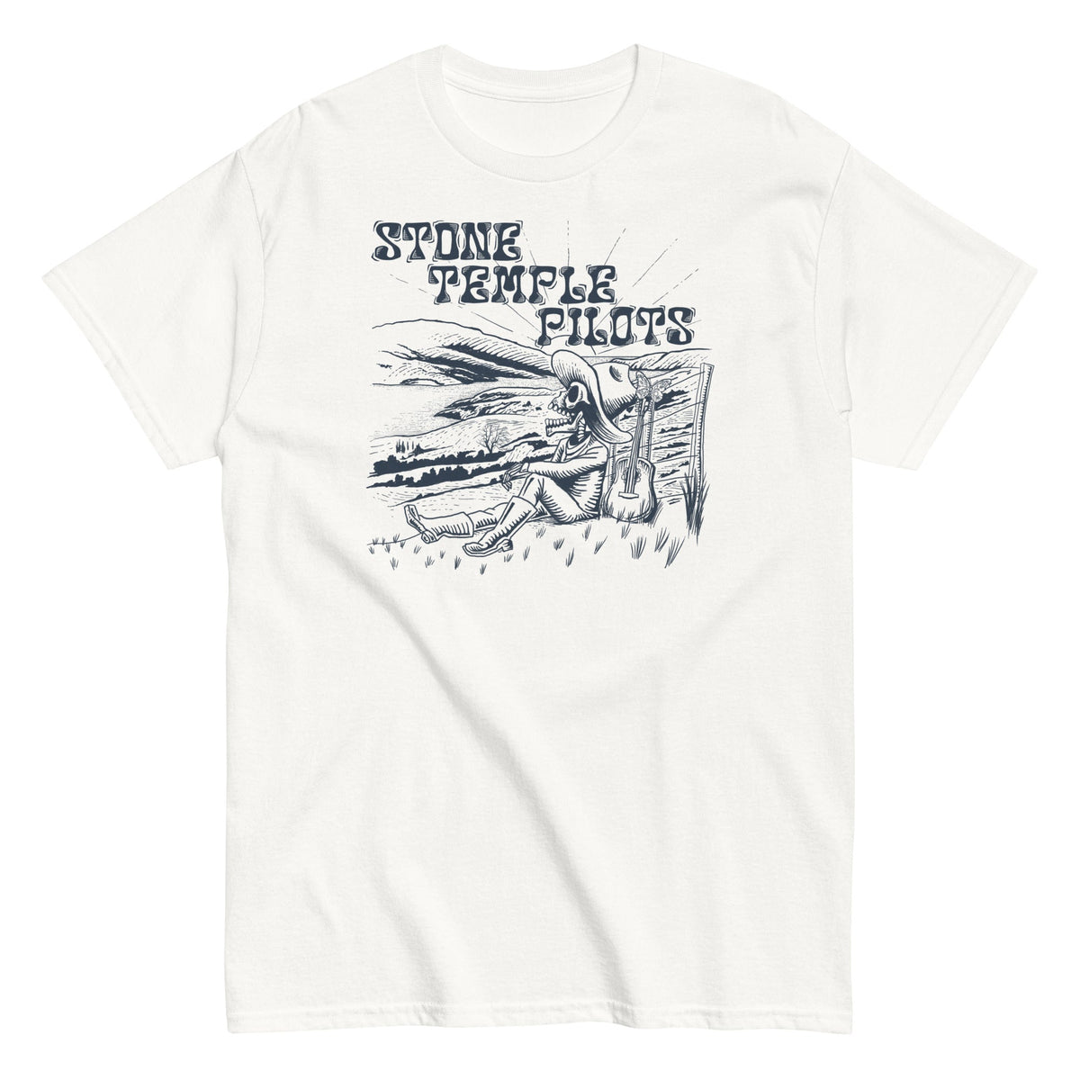 Stone Temple Pilots - Out West T-Shirt - White