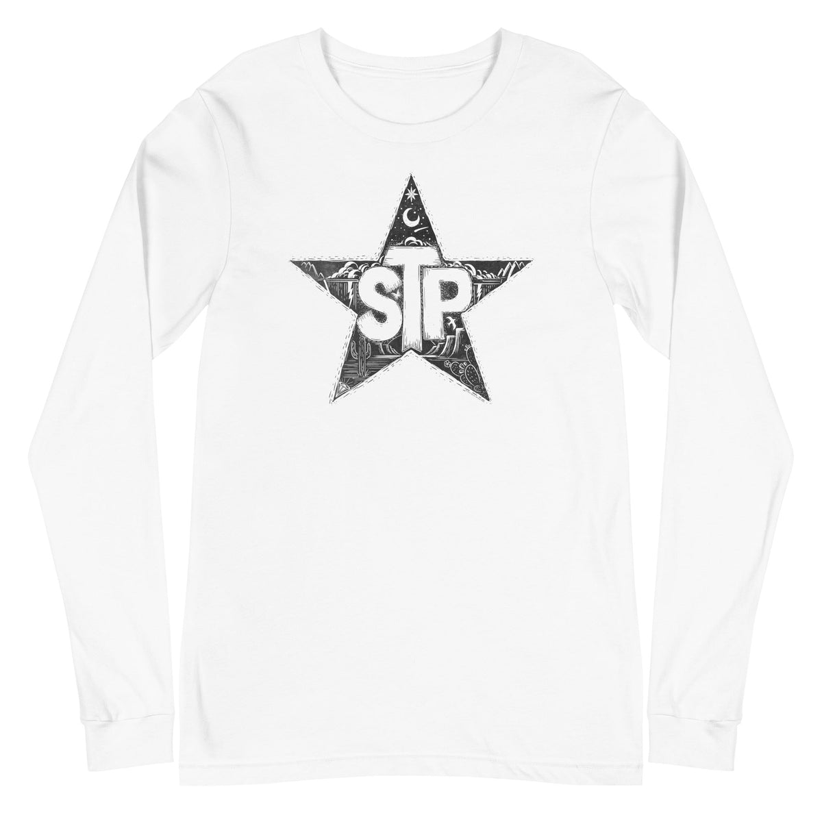 MerchMoment - Stone Temple Pilots - Star Long Sleeve T-Shirt -