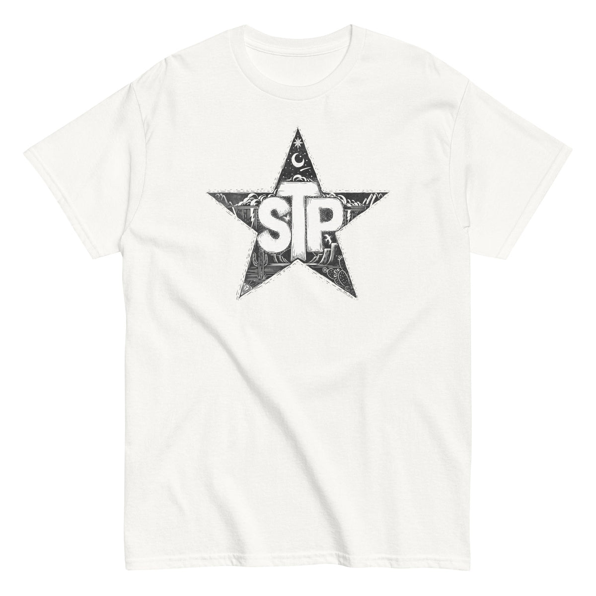 Stone Temple Pilots - Star T-Shirt - White