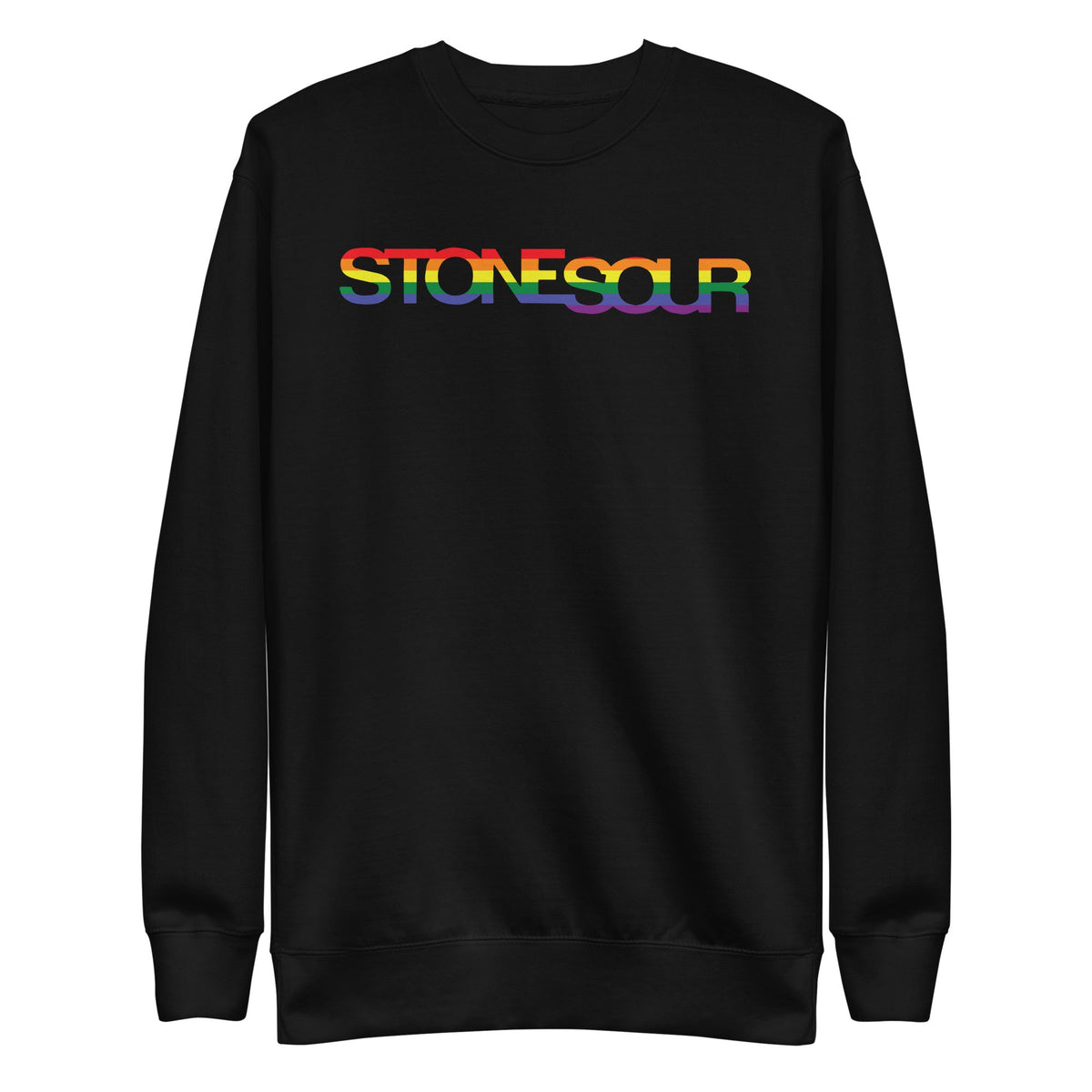 Stone Temple Pilots - StoneSour Rainbow Sweatshirt - Black