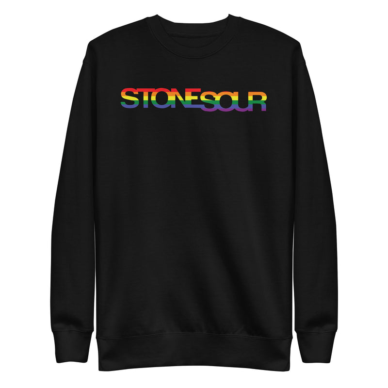 Stone Temple Pilots - StoneSour Rainbow Sweatshirt - Black