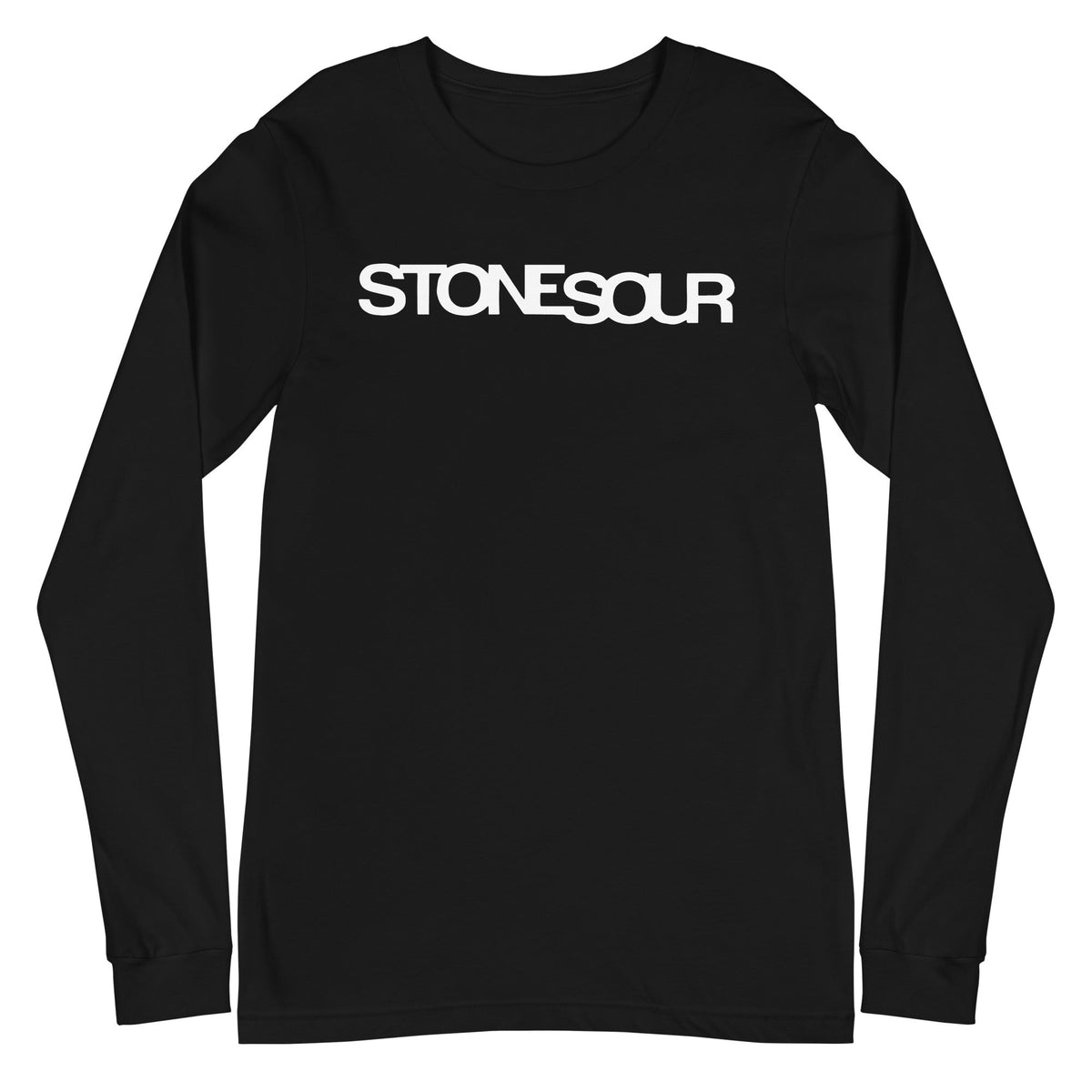 Stone Temple Pilots - StoneSour Slant Long Sleeve T-Shirt - Black