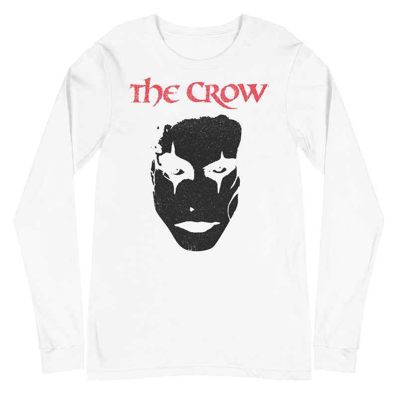 The Crow - Black Crow Long Sleeve T-Shirt - White